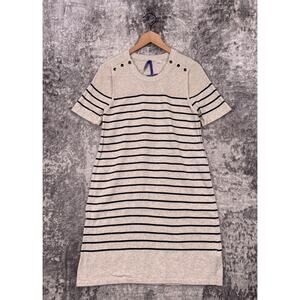 New Seraphine Dress Medium Womens Knit Short Sleeve Nursing Maternity